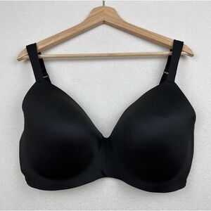 Cacique Lane Bryant Bra Women's Lightly Lined T-Shirt No Wire Bra 38G Black
